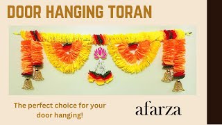 Afarza Flower Toran with Lotus Door hanging Toran 23102