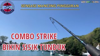 Mancing Pinggiran di padang bai Dapat Combo Strike dan Sambaran Ikannya Gokill