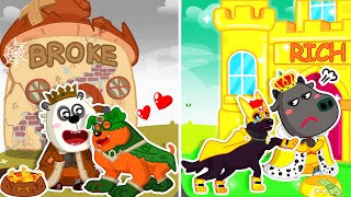 Don't Go Away! 😫🐱 Rich Vs Broke Pet Song 🎶 Wolfoo Nursery Rhymes & Kids Songs