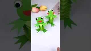 Paper frog🐸#@Rekhamahtocreative #youtubeshorts #ytshorts #crafts