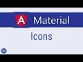 Angular Material Tutorial - 7 - Icons