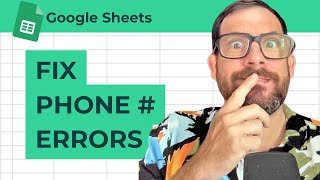 How to Fix Phone Number Formula Parse Errors in Google Sheets
