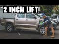 I Got A 2INCH Lift (ironman/colorado leafs) : POOR MANS 4X4 HILUX BUILD EP6