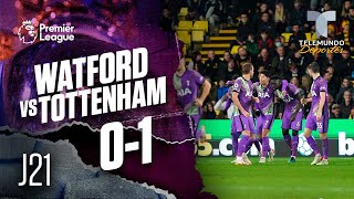 Highlights & Goals | Watford vs. Tottenham 0-1 | Premier League | Telemundo Deportes