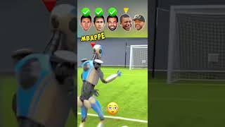 Messi vs Neymar vs Salah vs Mbappe vs Garnier : Robot Goalkeeper Challenge 😲🥅