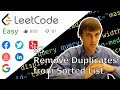 LeetCode 83. Remove Duplicates from Sorted List Solution Explained - Java