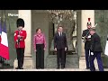 british and french troops swap roles in historic changing of the guard ceremonies