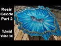 Resin Geode Art Tutorial/ Start to Finish/ Realistic Turquoise/ Part 2