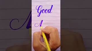 How to write with cut marker #shorts #shortvideo #english #writing #calligraphy