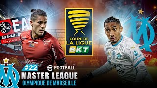 GUINGAMP VS OLYMPIQUE DE MARSEILLE COUP DA FRANÇA !! EFooteball 2025 Máster Liga !! #22