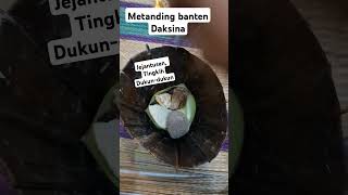 Cara Metanding Banten Daksina