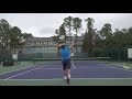 tennis serve tip use the sock for more serve power