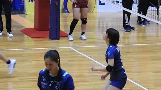 【４K】Volleyball　バレーボール　Vリーグ　久光スプリングス　背番号9　万代真奈美選手　②