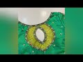 best green aari work blouse designs trendy blouse hand work elegant wedding blouse designs