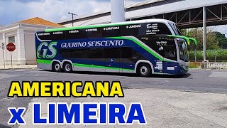 VIAÇÃO GUERINO SEISCENTO # AMERICANA x LIMEIRA #viagem