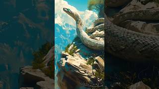 Giant Python at the Himalayas #viral #trending #cartoon #dragon #vipcartoon #shorts #youtubeshorts