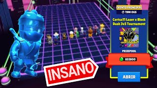 Partiu Jogar Torneio Insano Laser Dash 3v3 Na Europa - Stumble Guys