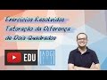 Fatoração de polinômios | Diferença de dois quadrados | Exercícios resolvidos | Prof. Guto Azevedo