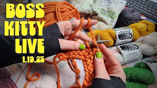 F-arts is no way to shorten Fiber Arts. | Boss Kitty Live | 1.19.25