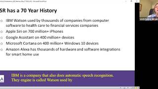WEBINAR: Automatic Speech Recognition (ASR): The History, Current Technologies, and Practical Tips