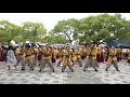 よさこい総踊り④ ♪ 石狩シャケサンバ @ 犬山踊芸祭 犬山駅東広場 からくり 会場 2日目 2019 06 02t11 45