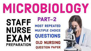 Microbiology MCQs for staff nurse exam 2023