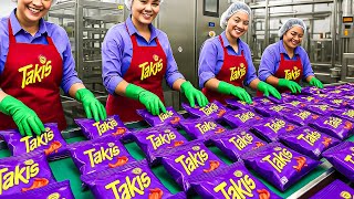 How Takis Are REALLY Made In Factory (The Spicy Truth Inside The Factory) | Takis Factory Process