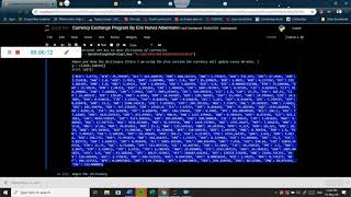 Python currency exchange with real time program