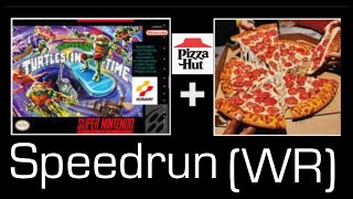 [WR] XL Pizza  + Turtles In Time (Super Nintendo) Speedrun [36:45] Pizza %