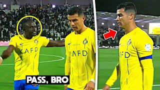 Sadio Mané & Cristiano Ronaldo ARGUING against Al-Shabab 😡😤