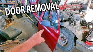 1992 thru 1996 Ford Trucks HOW To Remove DOORS Off OBS FORD Trucks