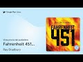 fahrenheit 451 español latinoamérica … de ray bradbury · vista previa del audiolibro