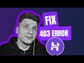 How Do I Fix 403 Forbidden Error After Logging On Hostinger