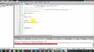 Bangla C Programming Tutorial 6 - Assignment OperatoR