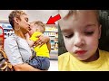 Single Father Can't Afford To Pay For Groceries, Woman Notices Crying Child&Does Something Amazing!