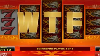 BELLS ON FIRE ROMBO SLOT WINS CASINO 🤑 WTF قوة هذه اللعبة في المتابعة للنهاية