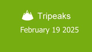 Microsoft Solitaire Collection - Tripeaks - February 19 2025