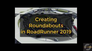 VectorZero RoadRunner Creating Roundabouts