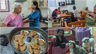 ❤️அண்ணா வீட்டில் Evening Snacks | Red rice Kozhukkattai |❣️ Update About Our Pregnant Lady Alagi