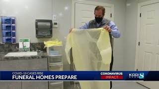 Iowa's funeral homes take precautions as COVID-19 cases rise