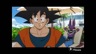 Goku roasts beerus