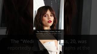 Jenna Ortega suffers wardrobe malfunction #news #jennaortega