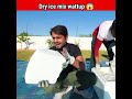 Liquid nitrogen mixed river 😱 @MR. INDIAN HACKER  @Crazy XYZ  @The Experiment TV