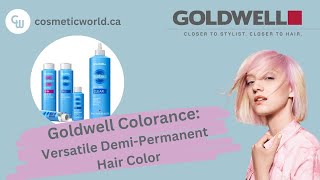 Meet Goldwell Colorance! Available at cosmeticworld.ca