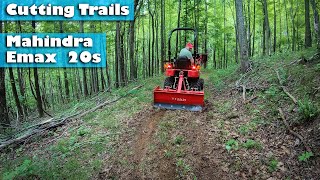 Mahindra Emax 20S Cutting Trails || Box Blading Trails || Subcompact Tractor