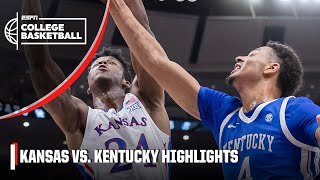 Kansas Jayhawks vs. Kentucky Wildcats |  Game Highlights