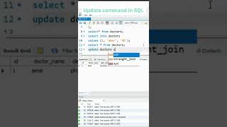 Update table in SQL | #sql #mySQL #sqltutorial