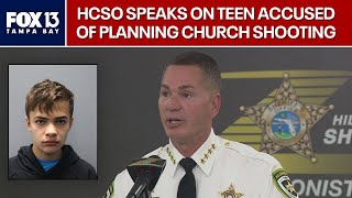 LIVE: HCSO speaks on teen arrested in alleged church shooting plot