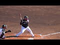 ウイリアンス・アストゥディーヨ willians josé astudillo バッティングフォーム スローあり 【ソフトバンクホークス】