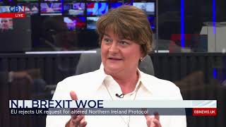 Arlene Foster: 'No need for checks between GB and Northern Ireland because we’re the same country'